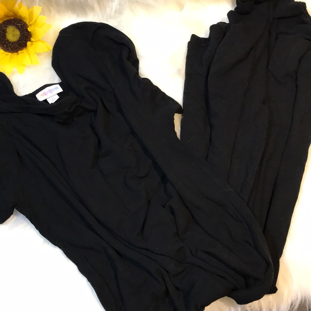 Lularoe Solid Black Carly Medium - image 2